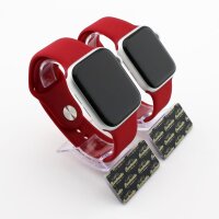 Bandmeister® Armband Silikon für Apple Watch rose M/L 38/40/41mm