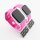 Bandmeister® Armband Silikon für Apple Watch barbie pink S/M 42/44/45/49mm