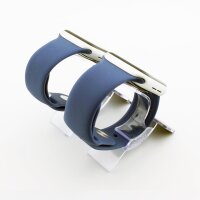 Bandmeister® Armband Silikon für Apple Watch navy S/M 38/40/41mm