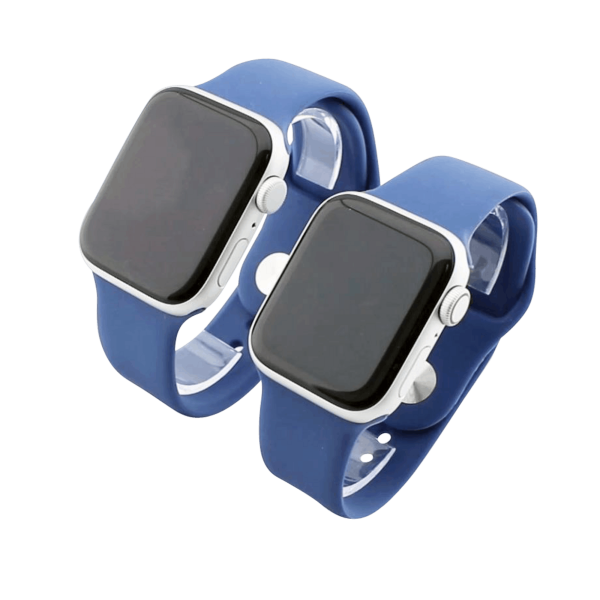 Bandmeister® Armband Silikon für Apple Watch navy M/L 38/40/41mm