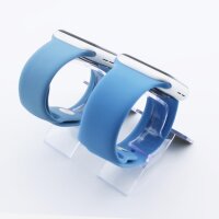 Bandmeister® Armband Silikon für Apple Watch jeansblue M/L 38/40/41mm