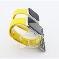 Bandmeister® Armband Silikon für Apple Watch yellow M/L 42/44/45/49mm