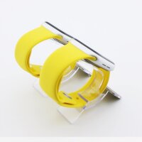 Bandmeister® Armband Silikon für Apple Watch yellow M/L 42/44/45/49mm