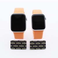 Bandmeister® Armband Silikon für Apple Watch papaya orange M/L 42/44/45/49mm
