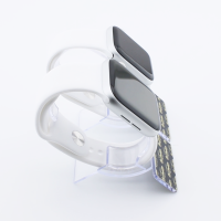 Bandmeister® Armband Silikon für Apple Watch white M/L 42/44/45/49mm