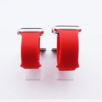 Bandmeister® Armband Silikon für Apple Watch red S/M 38/40/41mm