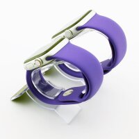 Bandmeister® Armband Silikon für Apple Watch violet M/L 38/40/41mm