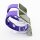 Bandmeister® Armband Silikon für Apple Watch violet M/L 38/40/41mm