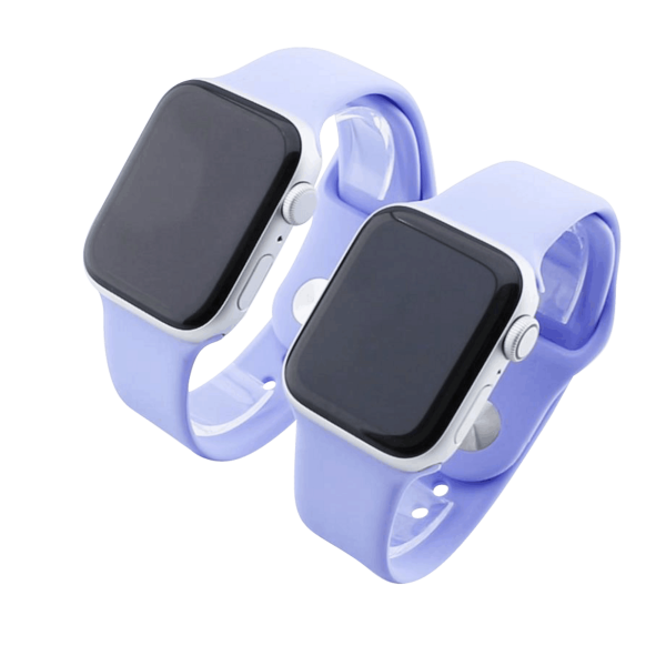 Bandmeister® Armband Silikon für Apple Watch lilac S/M 38/40/41mm