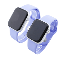 Bandmeister® Armband Silikon für Apple Watch lilac S/M 42/44/45/49mm
