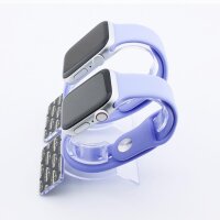 Bandmeister® Armband Silikon für Apple Watch lilac S/M 42/44/45/49mm