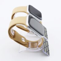 Bandmeister® Armband Silikon für Apple Watch nut brown S/M 38/40/41mm