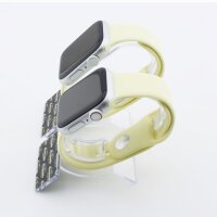 Bandmeister® Armband Silikon für Apple Watch creme S/M 38/40/41mm