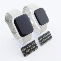 Bandmeister® Armband Silikon für Apple Watch vintage white M/L 38/40/41mm