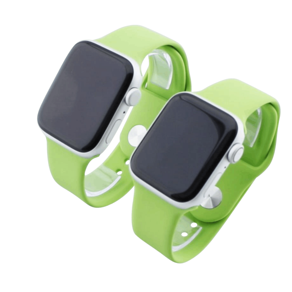 Bandmeister® Armband Silikon für Apple Watch mint S/M 42/44/45/49mm