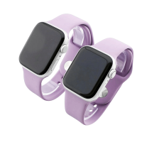 Bandmeister® Armband Silikon für Apple Watch lavender S/M 42/44/45/49mm