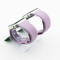 Bandmeister® Armband Silikon für Apple Watch lavender M/L 42/44/45/49mm