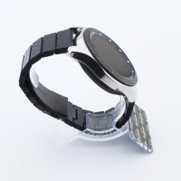 Bandmeister® Armband Karbonfaser Glieder black für Federsteg Uhr 22mm