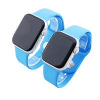 Bandmeister® Armband Silikon für Apple Watch blue S/M 38/40/41mm
