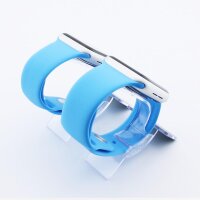 Bandmeister® Armband Silikon für Apple Watch blue M/L 38/40/41mm