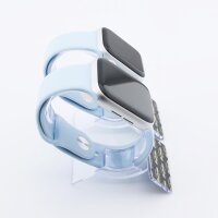 Bandmeister® Armband Silikon für Apple Watch sky blue S/M 38/40/41mm