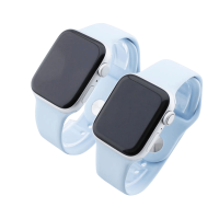 Bandmeister® Armband Silikon für Apple Watch sky blue M/L 38/40/41mm