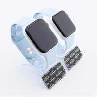 Bandmeister® Armband Silikon für Apple Watch sky blue M/L 38/40/41mm