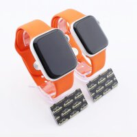 Bandmeister® Armband Silikon für Apple Watch apricot S/M 38/40/41mm