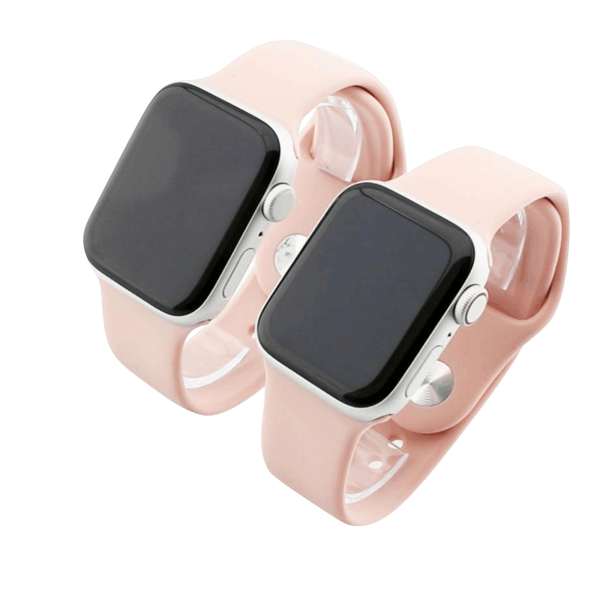 Bandmeister® Armband Silikon für Apple Watch vintage rose M/L 38/40/41mm