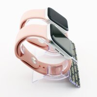 Bandmeister® Armband Silikon für Apple Watch vintage rose M/L 38/40/41mm