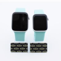 Bandmeister® Armband Silikon für Apple Watch ocean green M/L 42/44/45/49mm
