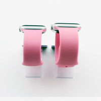 Bandmeister® Armband Silikon für Apple Watch blight pink S/M 38/40/41mm