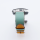 Bandmeister® Armband Echtleder Wendeband mint-yellow für Federsteg Uhr 22mm