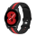 Bandmeister® Armband Silikon Rally Racer black-red für Federsteg Uhr 20mm S/M