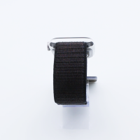 Bandmeister® Armband Flausch Klettverschluss für Apple Watch original black 38/40/41mm