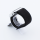 Bandmeister® Armband Flausch Klettverschluss für Apple Watch original black 42/44/45/49mm