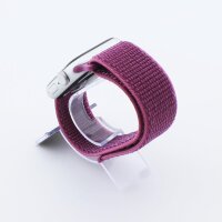 Bandmeister® Armband Flausch Klettverschluss für Apple Watch pitaya 38/40/41mm