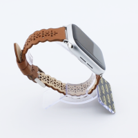Bandmeister® Armband Echtleder Jasmin brown für Apple Watch 42/44/45mm