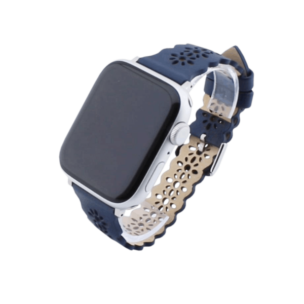 Bandmeister® Armband Echtleder Jasmin blue für Apple Watch 38/40/41mm