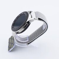 Bandmeister® Armband Flausch Klettverschluss seashell für Federsteg Uhr 22mm