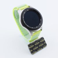 Bandmeister® Armband Flausch Klettverschluss II flash light für Federsteg Uhr 20mm