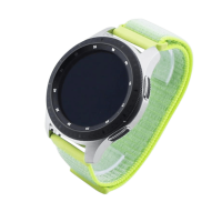Bandmeister® Armband Flausch Klettverschluss II flash light für Federsteg Uhr 22mm