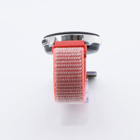Bandmeister® Armband Flausch Klettverschluss hot pink für Federsteg Uhr 22mm