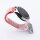 Bandmeister® Armband Flausch Klettverschluss hot pink für Federsteg Uhr 22mm