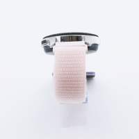 Bandmeister® Armband Flausch Klettverschluss pearl pink für Federsteg Uhr 20mm