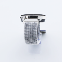 Bandmeister® Armband Flausch Klettverschluss summit white für Federsteg Uhr 20mm