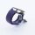 Bandmeister® Armband Flausch Klettverschluss indigo für Federsteg Uhr 20mm