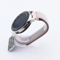 Bandmeister® Armband Flausch Klettverschluss rose pink für Federsteg Uhr 20mm