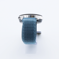 Bandmeister® Armband Flausch Klettverschluss colestial teal für Federsteg Uhr 20mm