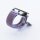 Bandmeister® Armband Flausch Klettverschluss lilac für Federsteg Uhr 20mm